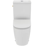 Pack WC au sol caréné i.life O Vortex avec abattant slim declipsable blanc