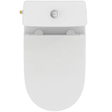 Pack WC au sol caréné i.life O Vortex avec abattant slim declipsable blanc