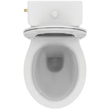Pack WC au sol sans bride caréné 2,5/4L TIRSO + avec abattant frein de chute déclipsable
