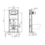Idéal Standard - Pack WC lavant i.life E+Bati support Prosys