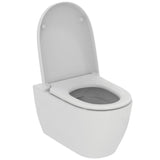 Idéal Standard - Pack WC suspendu i.life O recouvrant + bâti support autoportant et plaque de commande