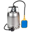 Pompe de relevage Sanisub Steel 50 A en inox pour eaux claires, système de relevage fiable, image montrant la pompe.