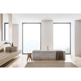 Panneau de baignoire TABLIPANEL - Décor Béton Gris - Finition Mat