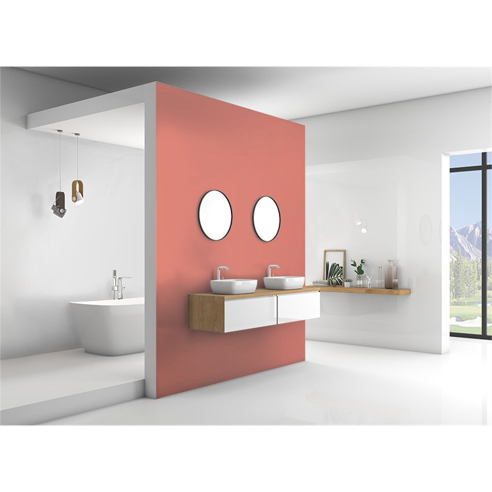 Panneau mural douche VIPANEL - Couleur Unie peach - finition velvet