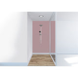 Panneau mural douche VIPANEL - Couleur Unie lie de vin - Finition velvet