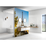 Panneau mural douche VIPANEL - Paysage urbain Paris - Finition brillant
