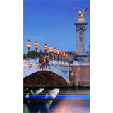 Panneau mural douche VIPANEL - Paysage urbain Paris 2 - Finition brillant