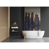 Panneau mural douche VIPANEL - Paysage urbain Skyline Doha - Finition brillant