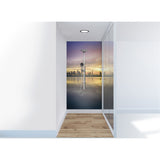 Panneau mural douche VIPANEL - Paysage urbain Skyline Dubaï - Finition brillant