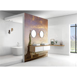 Panneau mural douche VIPANEL - Paysage urbain Statut liberté - Finition brillant