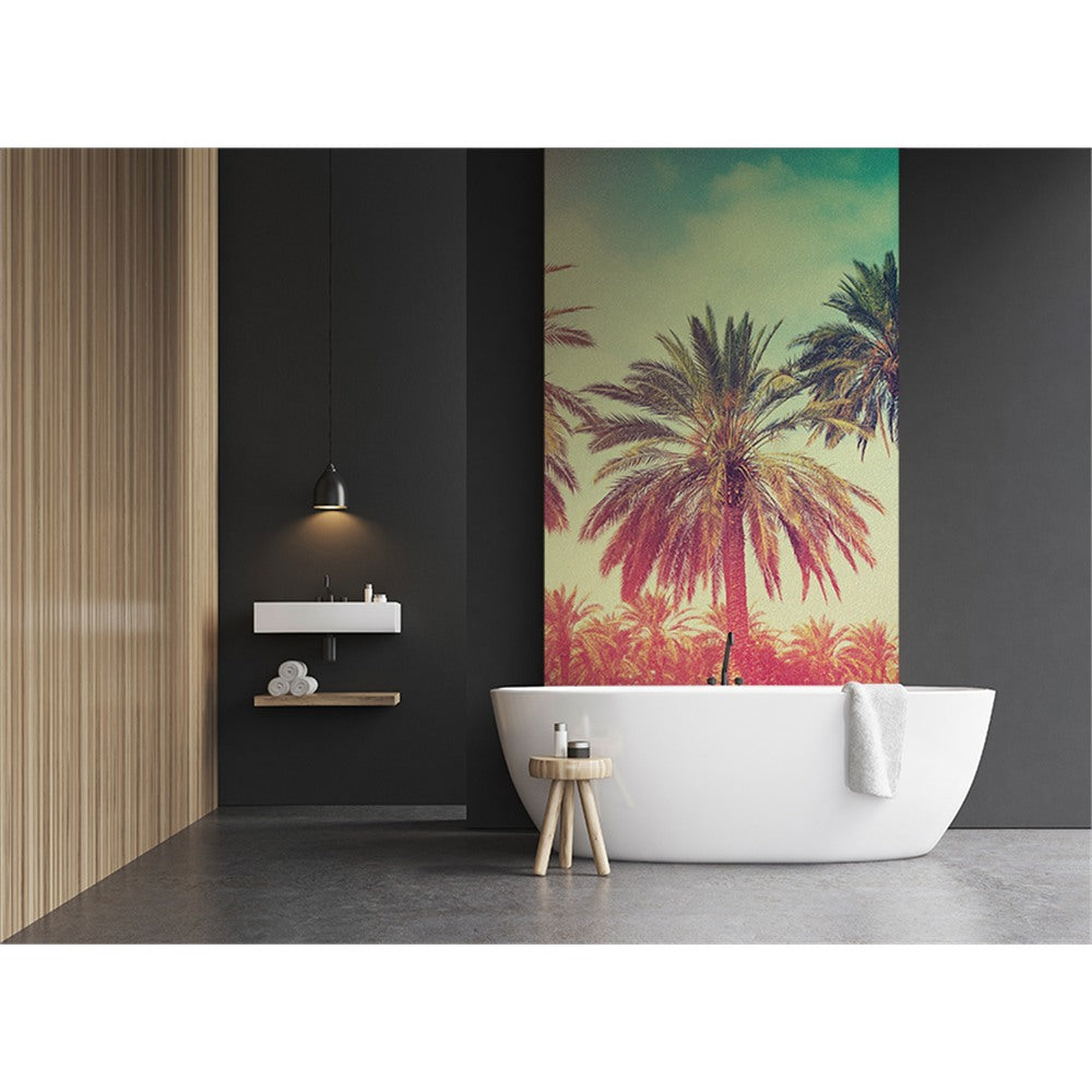 Panneau mural douche VIPANEL - Inspiration nature Palmier - Finition brillant