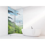 Panneau mural douche VIPANEL - Inspiration nature Forêt trop - Finition brillant