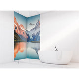 Panneau mural douche VIPANEL - Inspiration nature Reflet mon - Finition brillant