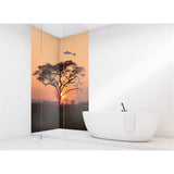 Panneau mural douche VIPANEL - Inspiration nature Africa - Finition brillant
