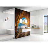 Panneau mural douche VIPANEL - Inspiration nature Sunset mal - Finition brillant