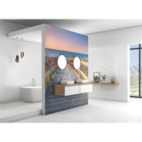 Panneau mural douche VIPANEL - Inspiration nature Ponton - Finition brillant