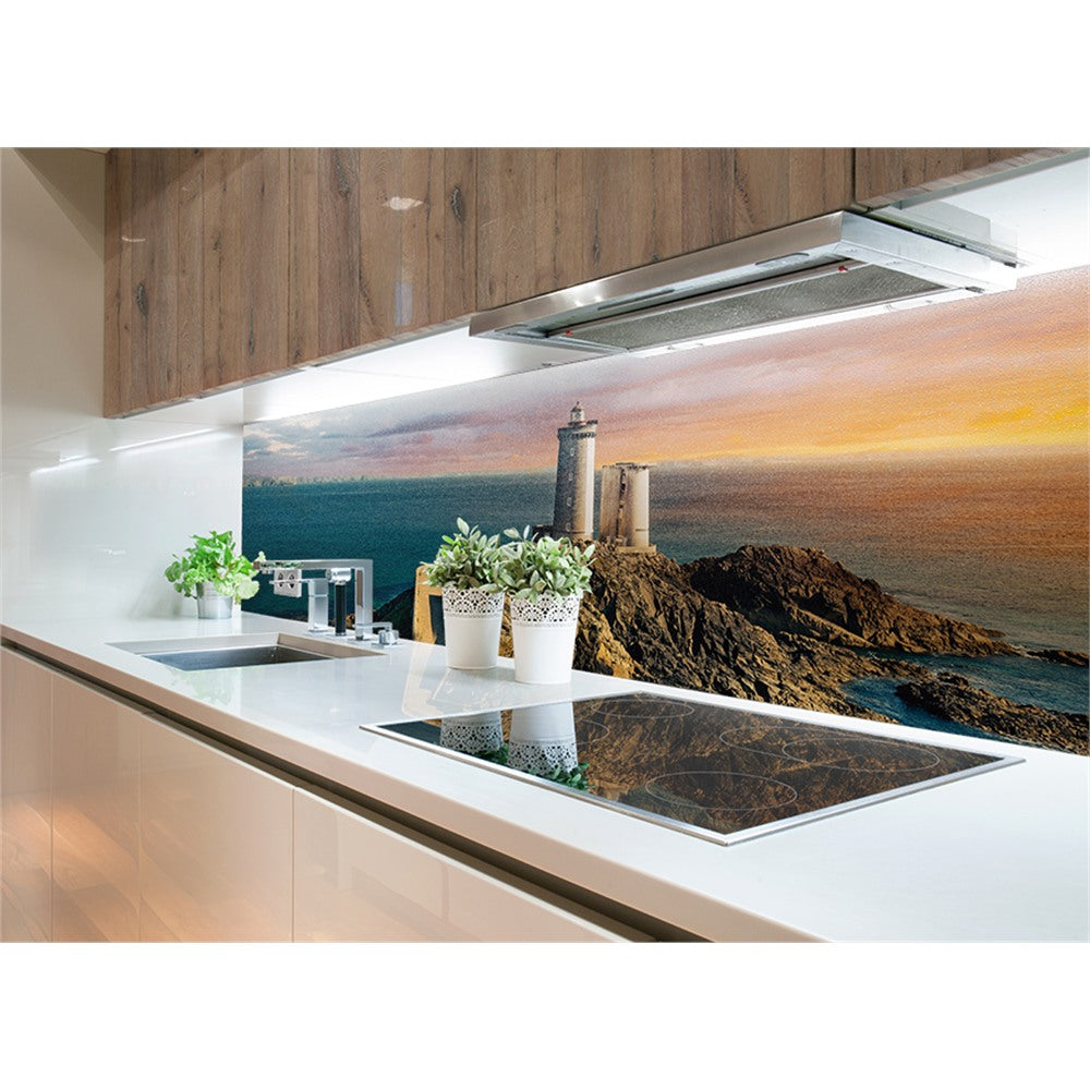 Panneau mural douche VIPANEL - Inspiration nature Phare - Finition brillant