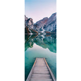 Panneau mural douche VIPANEL - Inspiration nature Ponton lac - Finition brillant
