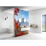 Panneau mural douche VIPANEL - Inspiration nature Mont Fuji - Finition brillant