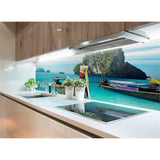 Panneau mural douche VIPANEL - Inspiration nature Thaïlande - Finition brillant