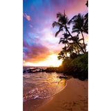 Panneau mural douche VIPANEL - Inspiration nature Coucher de soleil 1 - Finition brillant
