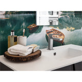 Panneau mural douche VIPANEL - Inspiration nature Lac - Finition brillant