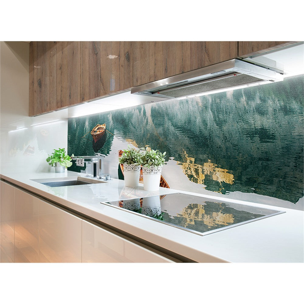 Panneau mural douche VIPANEL - Inspiration nature Lac - Finition brillant