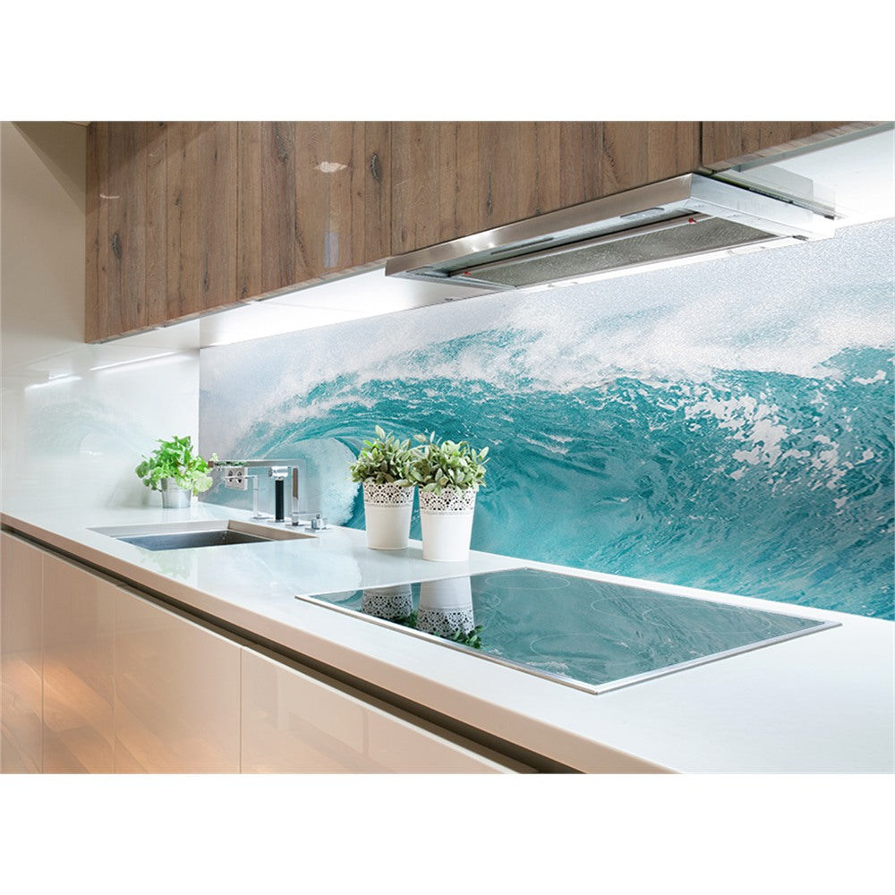 Panneau mural douche VIPANEL - Inspiration nature Vague - Finition brillant