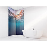 Panneau mural douche VIPANEL - Inspiration nature Océean - Finition brillant