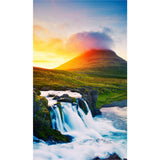Panneau mural douche VIPANEL - Inspiration nature Islande - Finition brillant