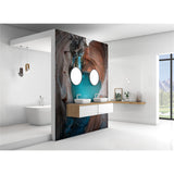 Panneau mural douche VIPANEL - Inspiration nature Piscine naturelle - Finition brillant