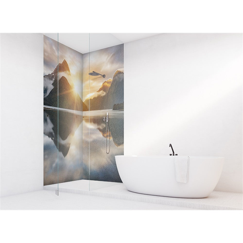 Panneau mural douche VIPANEL - Inspiration nature Milford - Finition brillant