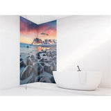 Panneau mural douche VIPANEL - Inspiration nature Haukland beach - Finition brillant