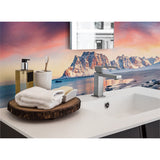 Panneau mural douche VIPANEL - Inspiration nature Haukland beach - Finition brillant
