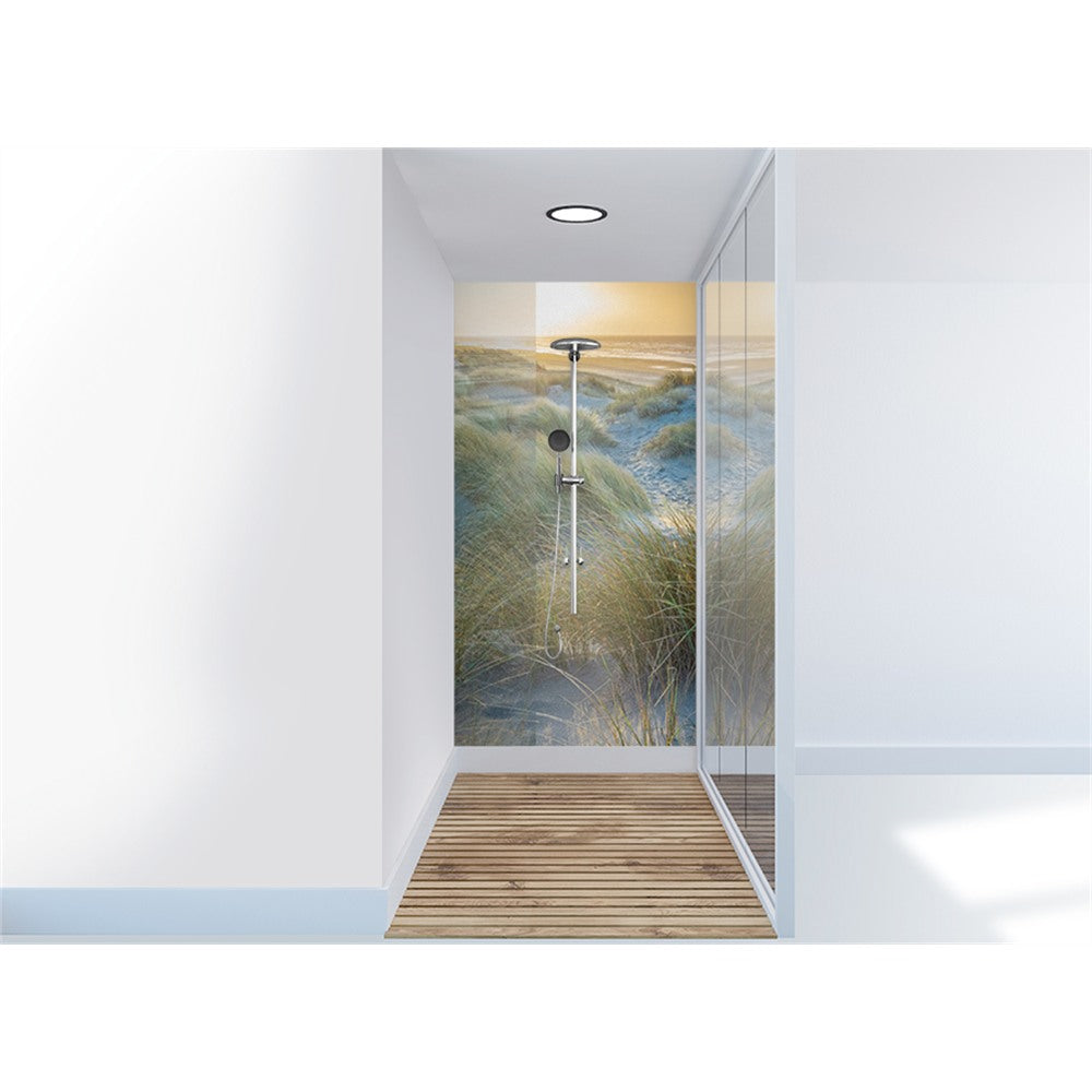 Panneau mural douche VIPANEL - Inspiration nature Coucher de soleil 2 - Finition brillant