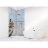 Panneau mural douche VIPANEL - Inspiration nature Bateau - Finition brillant