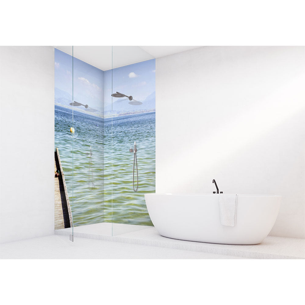 Panneau mural douche VIPANEL - Inspiration nature Jetée - Finition brillant
