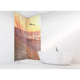 Panneau mural douche VIPANEL - Inspiration nature Dune bord de mer - Finition brillant