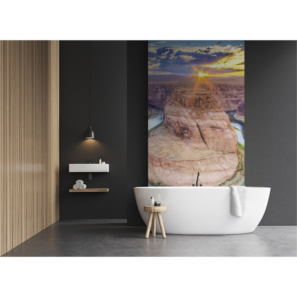 Panneau mural douche VIPANEL - Inspiration nature Fer cheval - Finition brillant