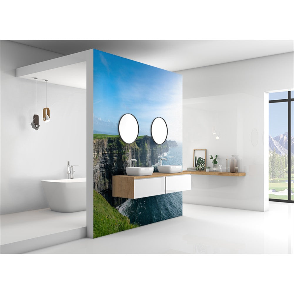 Panneau mural douche VIPANEL - Inspiration nature Falaises de Moher - Finition brillant