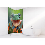 Panneau mural douche VIPANEL - Inspiration nature Grenouille - Finition brillant