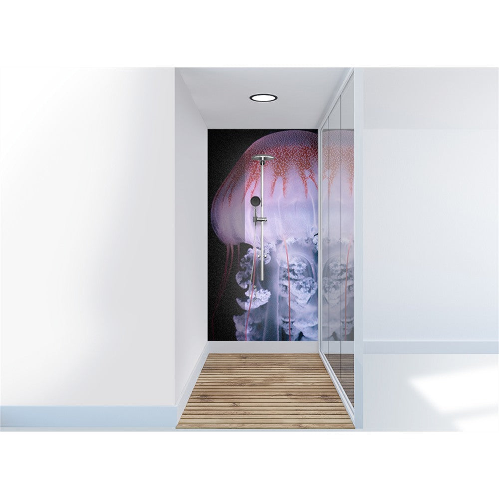 Panneau mural douche VIPANEL - Inspiration nature Meduse 2 - Finition brillant