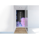 Panneau mural douche VIPANEL - Inspiration nature Meduse 1 - Finition brillant
