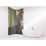Panneau mural douche VIPANEL - Inspiration nature Cerf sous la neige - Finition brillant