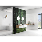 Panneau mural douche VIPANEL - Inspiration nature Cerf dans la forêt - Finition brillant
