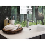 Panneau mural douche VIPANEL - Inspiration nature Cerf dans la forêt - Finition brillant