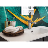 Panneau mural douche VIPANEL - Inspiration nature Fleur exotique - Finition brillant
