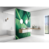 Panneau mural douche VIPANEL - Inspiration nature Feuille tropicale - Finition brillant