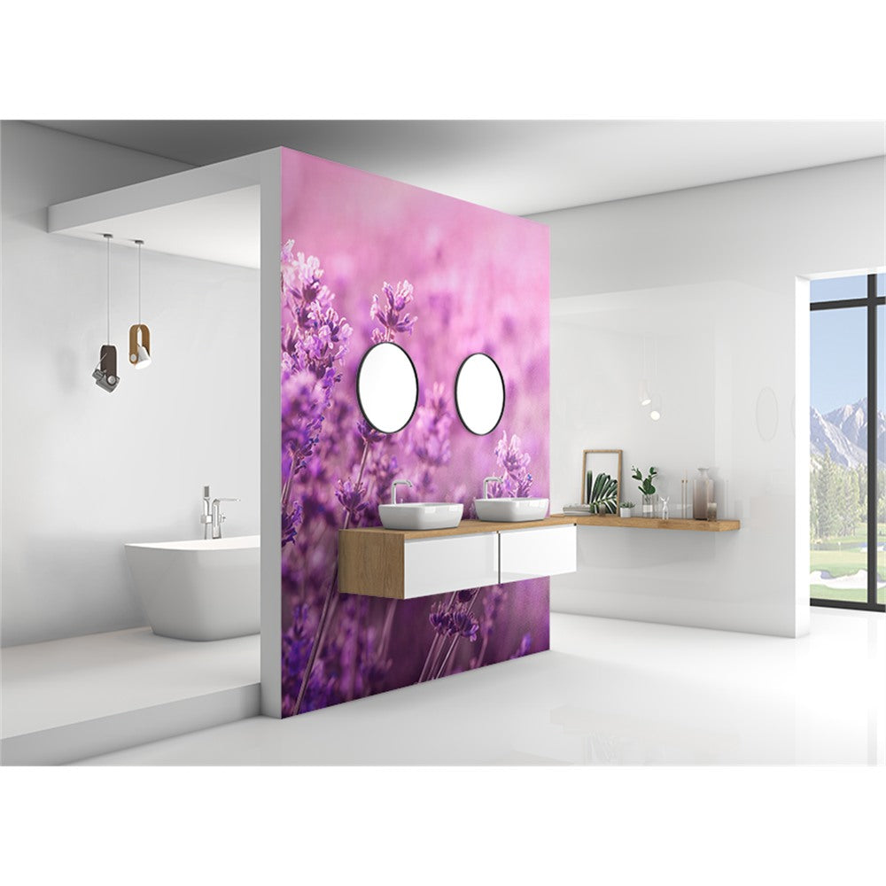 Panneau mural douche VIPANEL - Inspiration nature Lavande - Finition brillant