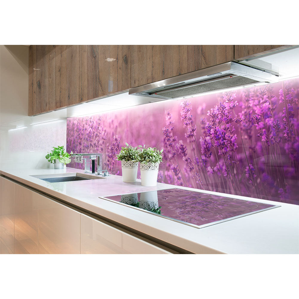 Panneau mural douche VIPANEL - Inspiration nature Lavande - Finition brillant
